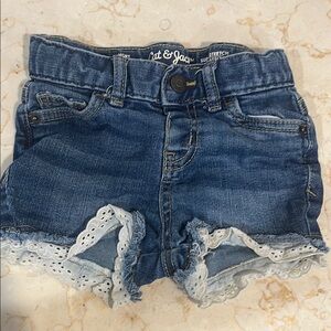 Cat & Jack Blue Distressed Denim Shorts